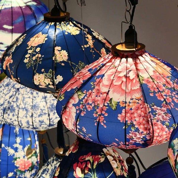 Chinese Style Silk Lantern 12/14inch Ancient Palace Lantern