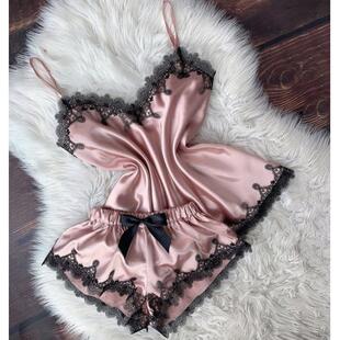 Ladies Sexy Suspender Lace Sexy Fun Pajamas Homewear