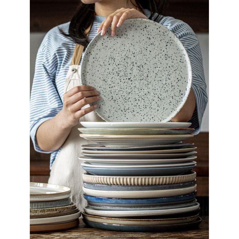 dinner plates ceramic steak plate dishes 西餐盘 western food