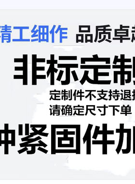 非标件定制  各种紧固件镀锌加工