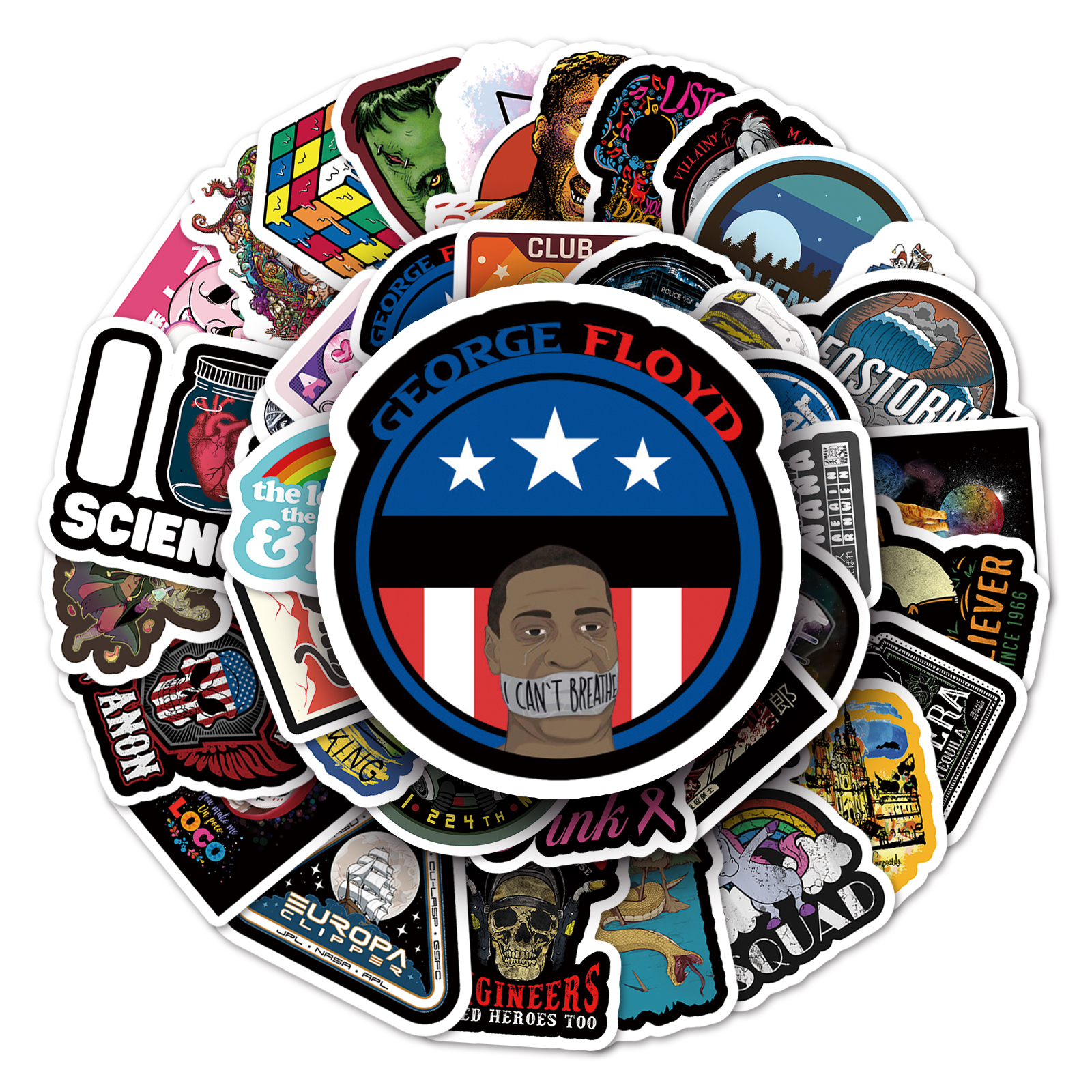 贴纸欧美复古防水装饰笔记本电脑