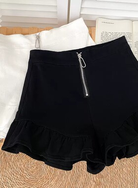 阔腿裤休闲裤牛仔短裤热裤女