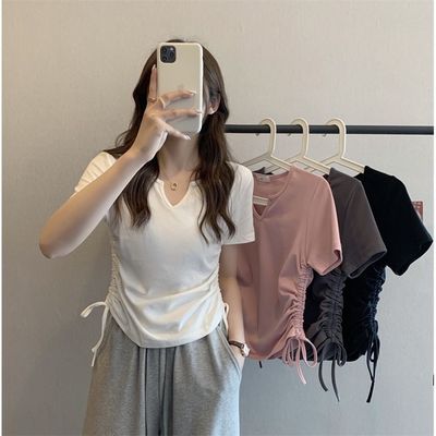纯欲风辣妹短袖t恤女夏