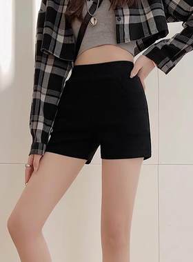 打底短裤女夏季运动高腰薄款