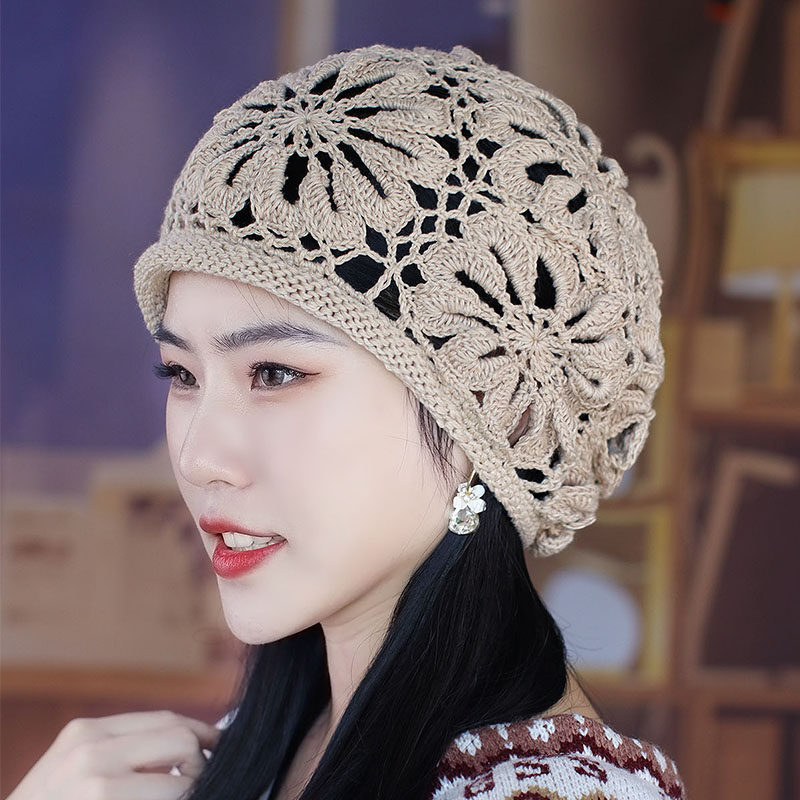 钩花毛线帽子价格 钩花毛线帽子图片 星期三