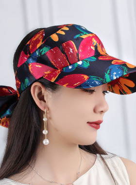 胭涩遮阳帽休闲甜美女春夏遮脸