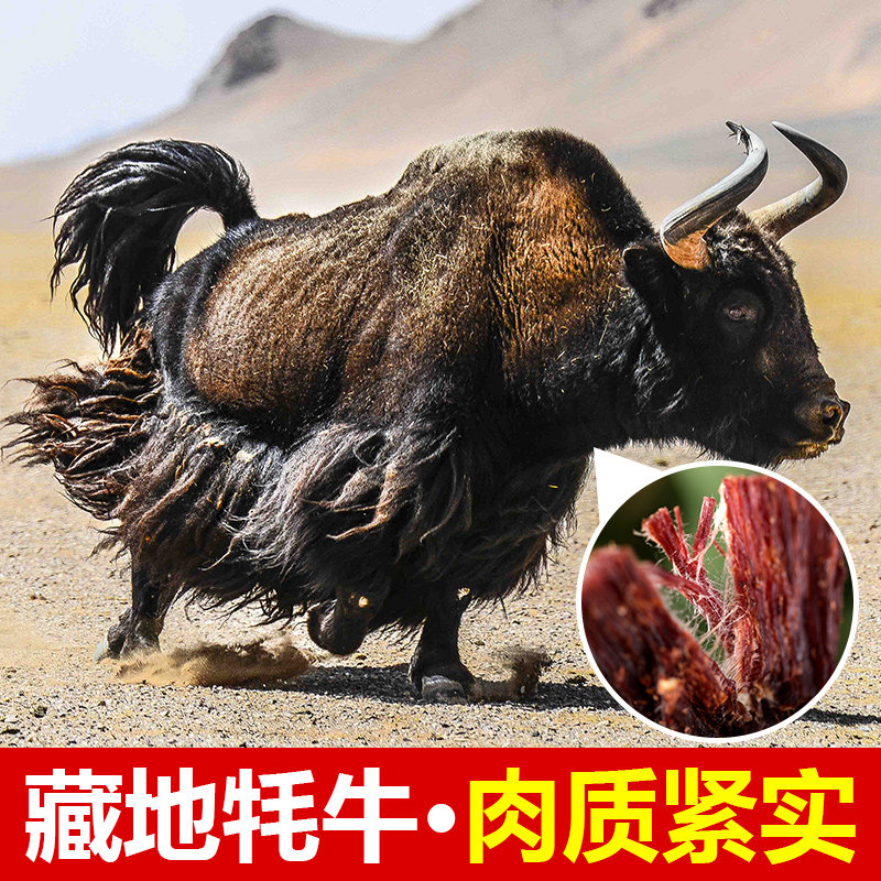 西藏特产牦牛肉干正宗手撕风干牦牛肉高原耗牛肉干青海特产牛肉干