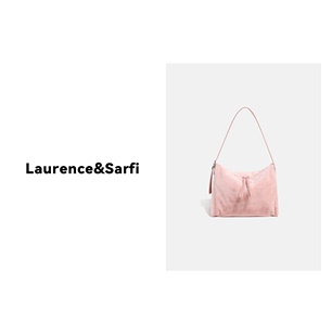 官方正品 Laurence&Sarfi路易赛菲 毛毛三角包单肩百搭小众