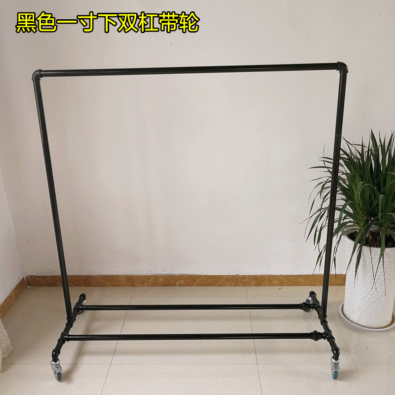服裝展示架龍門復古鍍鋅水管擺攤