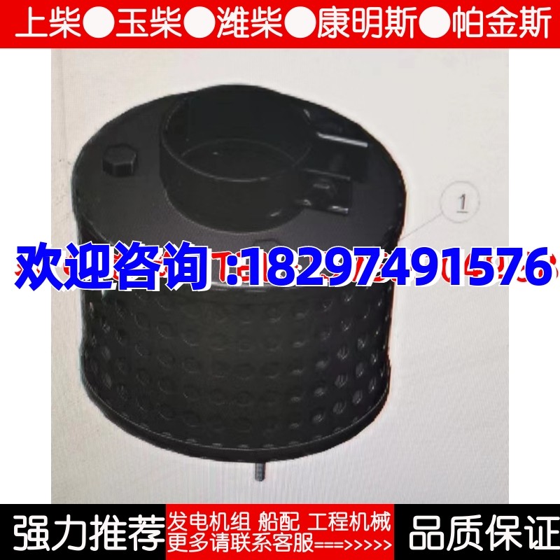SC7H175CA2上柴柴油机空滤S00034796+01滤芯图片