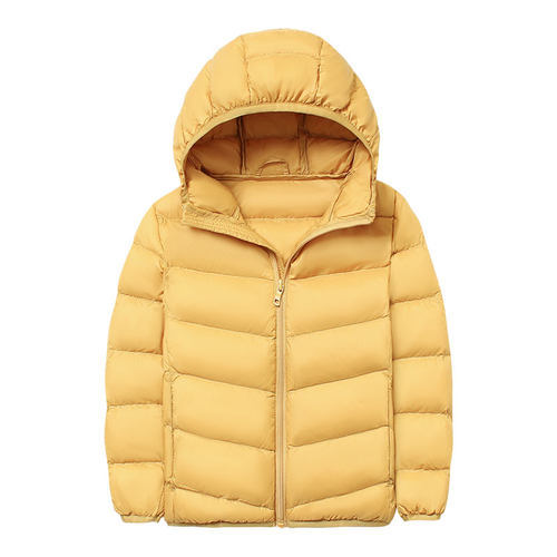 2024年儿童连帽羽绒服男女同款时尚休闲百搭内搭外穿秋冬童装可爱