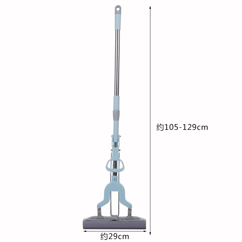 拖把免手洗海绵挤水懒人木地板拖地神器家用胶棉拖把头两用一拖净
