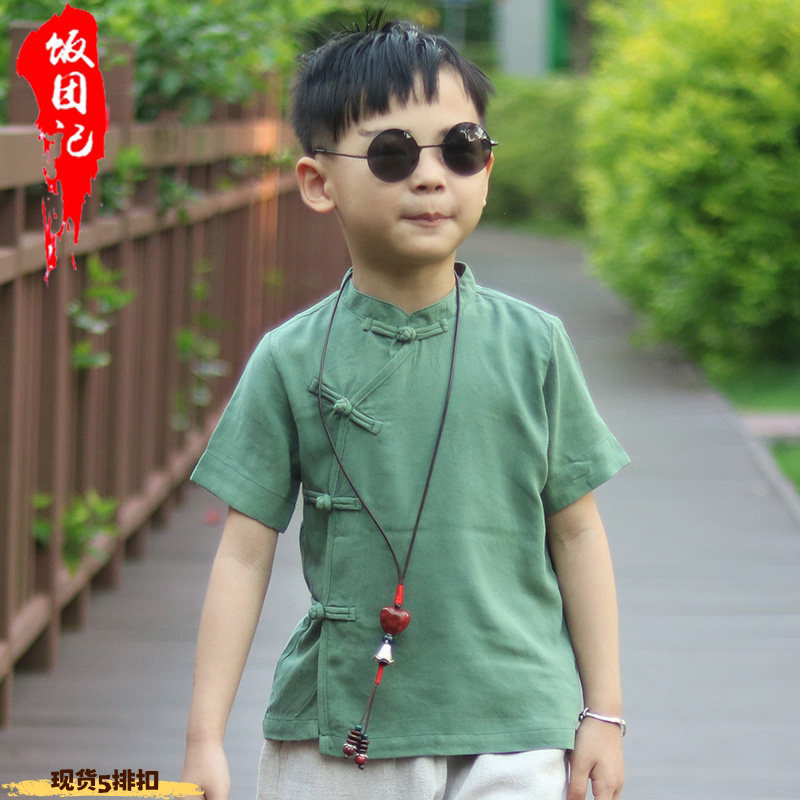 中国风夏季薄款儿童汉服图片