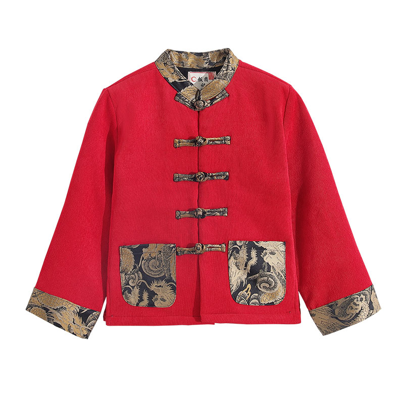 加绒拜年服饭团记儿童冬季