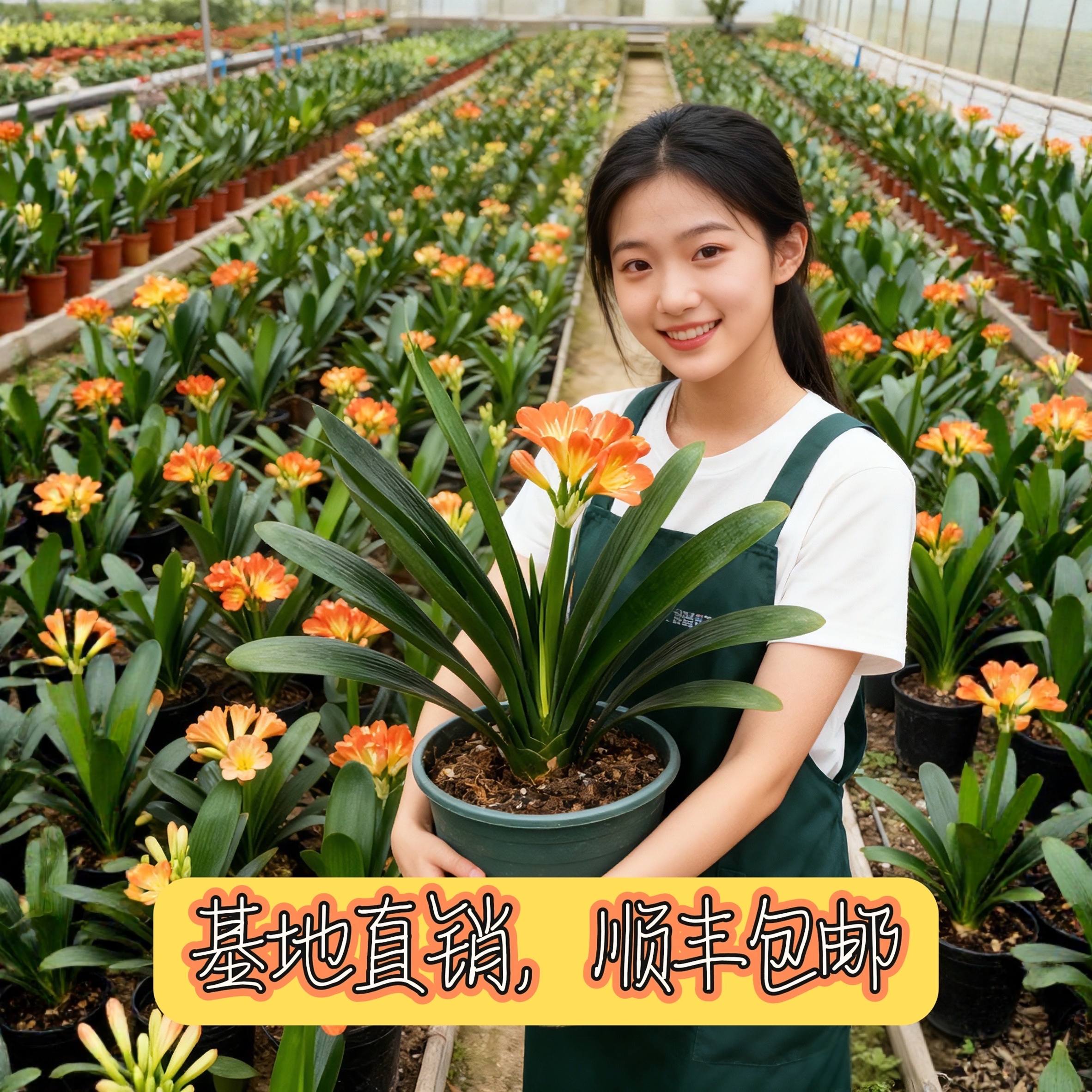 当年开花精品立板君子兰四季好养活绿植室内客厅桌面盆栽净化空气