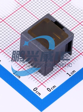 TE 原装 1-338086-6  以太网连接器 不带LED 无屏蔽 cat3 单端口