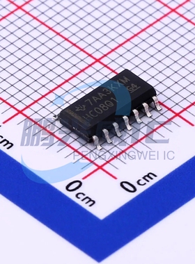 TI 原装正品 CD74HC08QM96Q1 丝印 HC08Q1 2V~6V 电流2UA SOIC-14