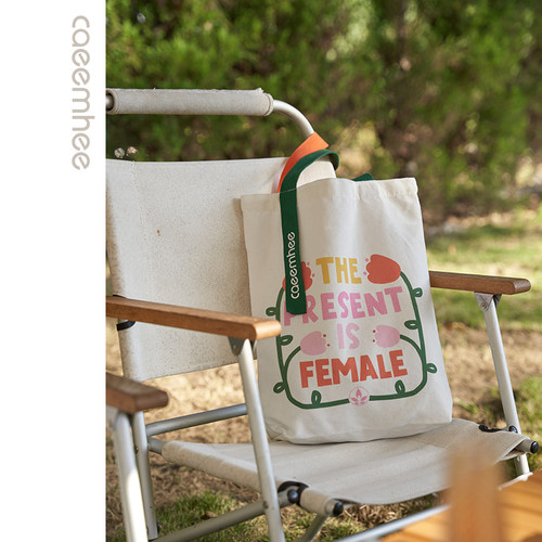 卡益小众大容量帆布袋手提购物袋