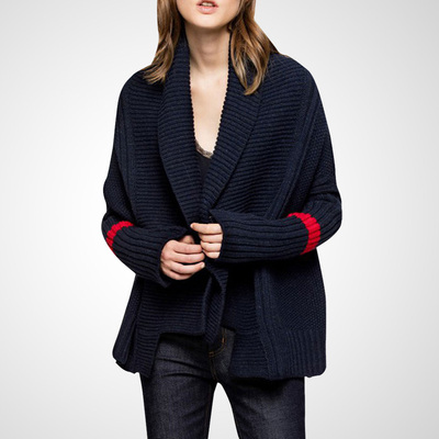 时尚复古加厚外穿百搭针织开衫