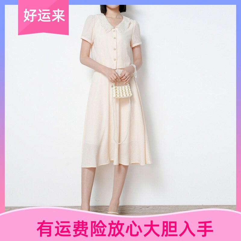 小香风套装裙夏季新款时尚减龄娃