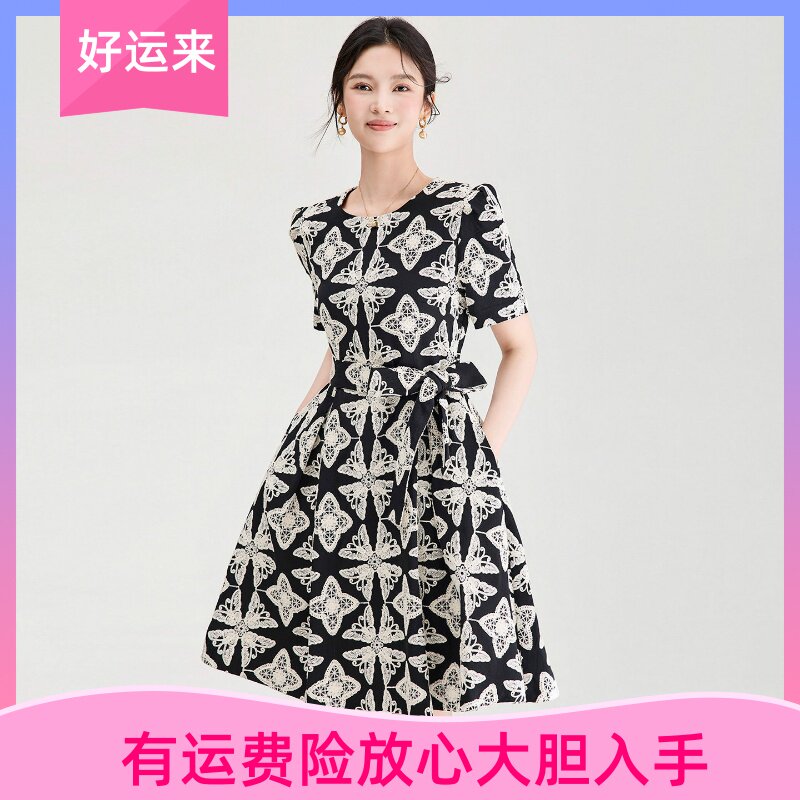 夏季名媛气质女神范连衣裙