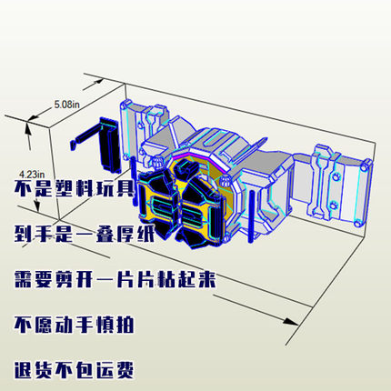 假面骑士Zero-One 千位驱动器 手工折纸DIY纸模型纸模型