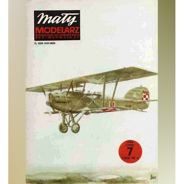 《Maly Modelarz》纸模型 Potez 25 A2观测飞机 DIY手工制作
