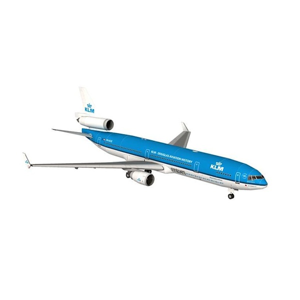 纸模型 DIY麦道MD-11客机 荷兰皇家航空仿真飞机