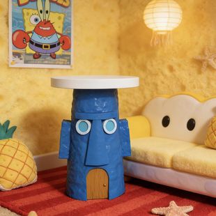 比奇堡章鱼哥的石像屋子轻奢高档多功能床头柜边几收纳乔迁搬家礼