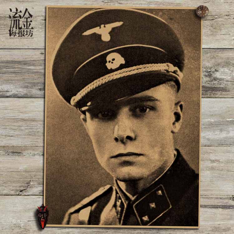 约阿希姆派普 海报 怀旧复古文艺牛皮纸画 挂画 壁画 画芯