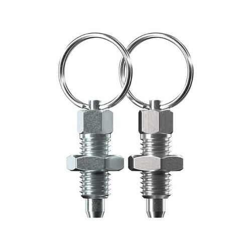 分度销 VCN217 拉环销旋钮柱塞M6M8M10M12弹顶销 弹簧柱塞拉扣