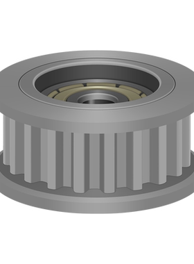 AFTHW20S5M调节导向轮惰轮同步轮S5M20齿 涨紧轮 槽宽11/17/22/27