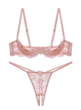 甜Sao风~蕾丝内衣女性感内衣文胸套装