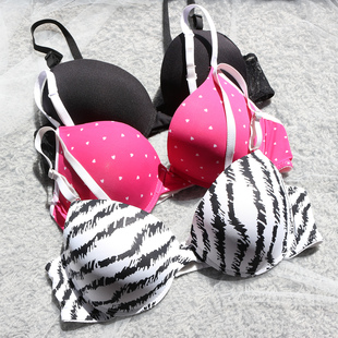 B871｜2件装 有钢圈薄杯定型内衣胸罩 清仓外贸美国文胸光面基础款