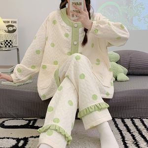 加肥加大码200斤孕妇睡衣秋冬款2023新款哺乳衣家居服月子服春季