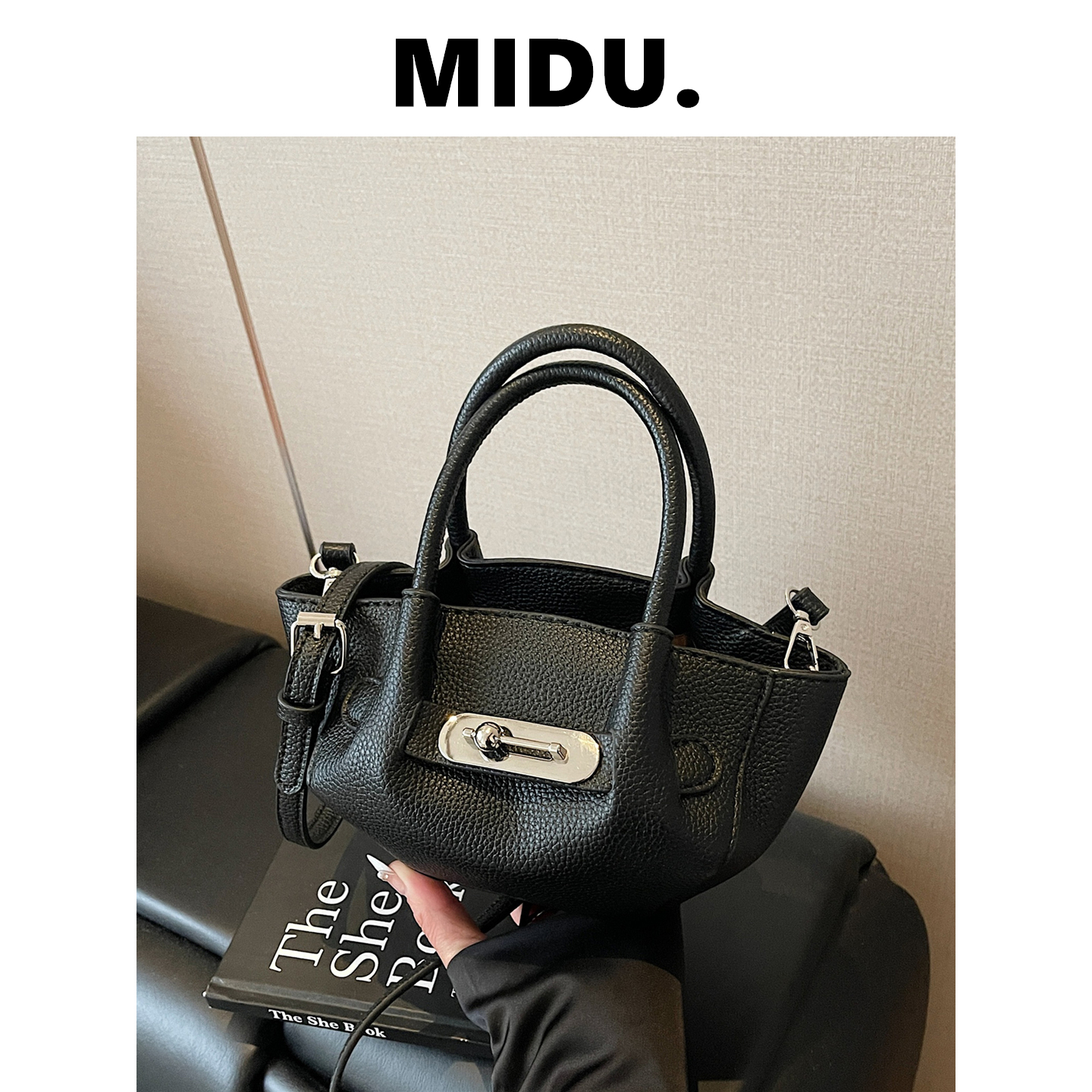 MIDU今年流行小包包女式2025新款夏天百搭单肩包小众爆款斜挎包