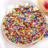 Смешанные прозрачные матовые стеклянные бусины ручной работы, ожерелье с кисточками, серьги, DIY