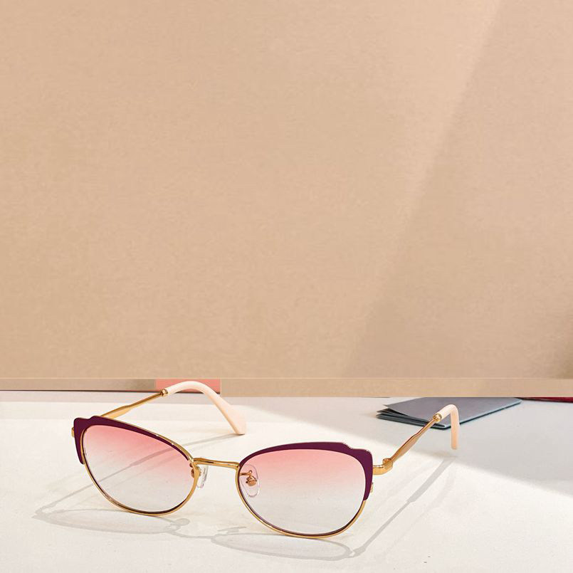 金属猫眼小脸太阳眼镜女士54AV时尚网红辣妹风遮阳墨镜男防紫外线