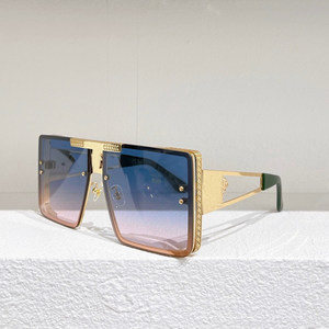 金属方形大框太阳眼镜男款VE4505时尚女款遮阳墨镜银色黑金蓝色片