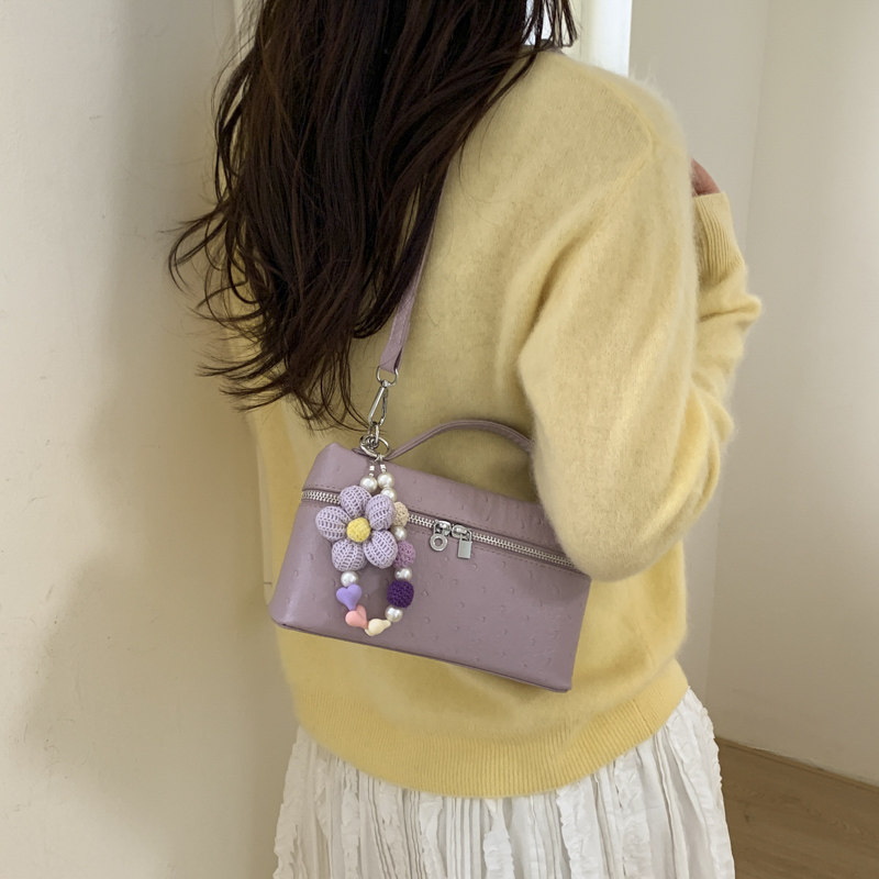 小众鸵鸟纹质感盒子包女2026新款高级感百搭手提斜挎小方包手机包,箱包皮具/热销女包/男包,小方包,淘宝优惠券,粉丝福利购,淘宝优惠卷