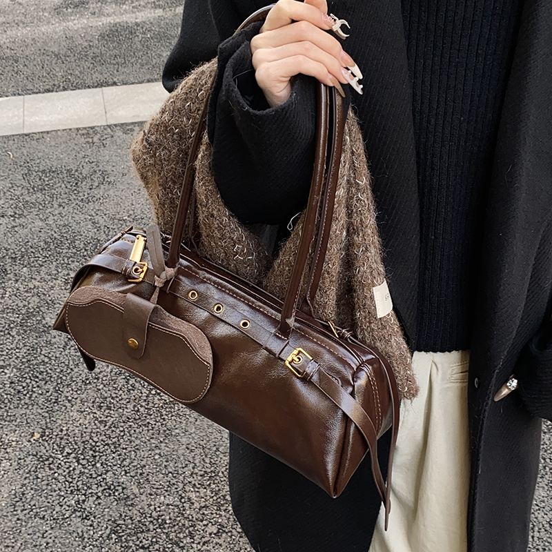 保龄球包设计感单肩通勤包