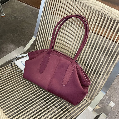 简约复古大容量通勤托特包女款