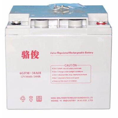 蓄电池6GFM-38AH 12V38AH/20HR免维护 内阻小 容量足