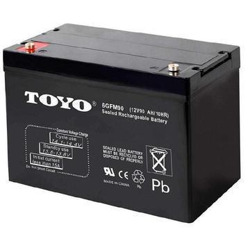 TOYO蓄电池6GFMT100太阳能胶体免维护12V100AH 机房UPS配套电
