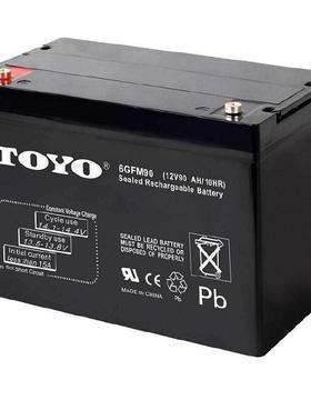 TOYO蓄电池6GFMT100太阳能胶体免维护12V100AH 机房UPS配套电
