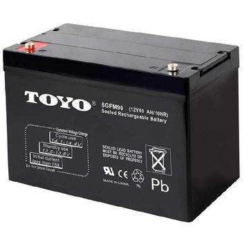 TOYO蓄电池6GFMT100太阳能胶体免维护12V100AH 机房UPS配套电