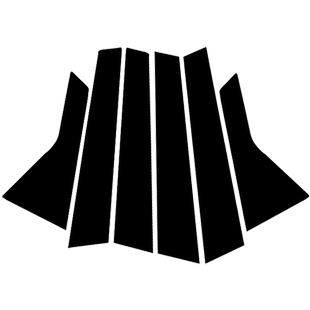 适用第四代21款飞度改装件大全GE8二代GK5车窗饰条B柱中柱贴亮条4