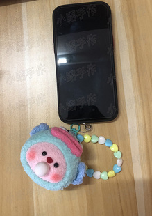 小昭手作 丑鱼雪莉玫达菲loopy挂件吐泡泡海狸情侣手机挂件成品