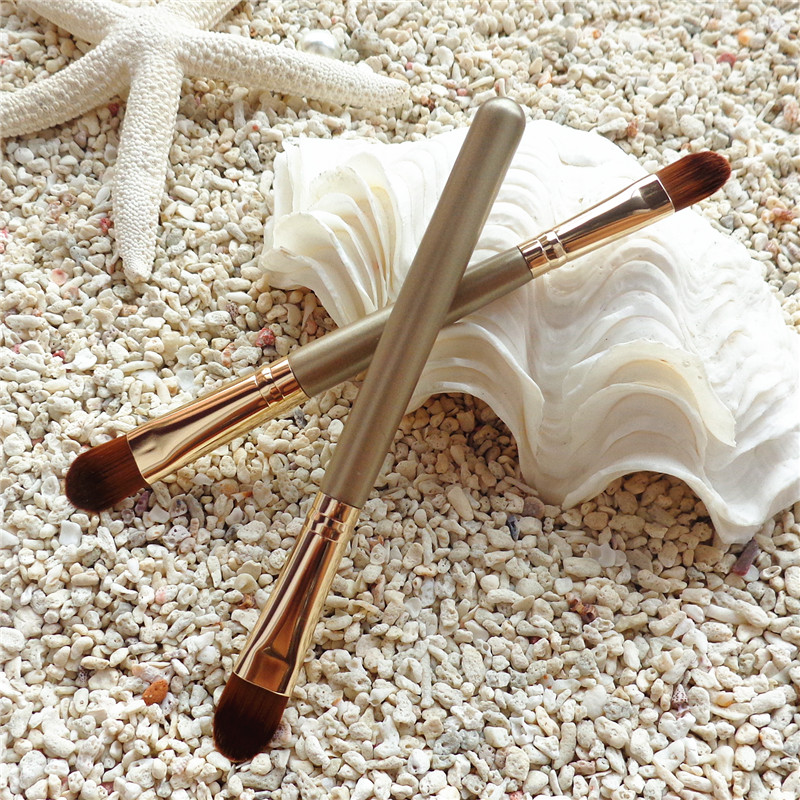 万刷堂金色单双头膏状矿物遮瑕刷