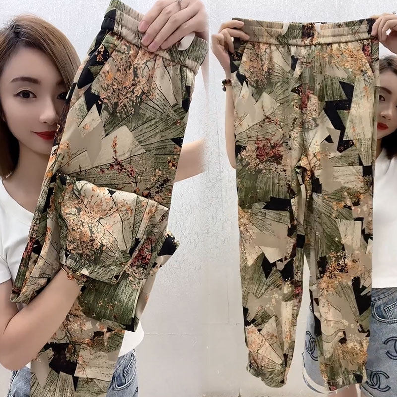 高腰运动休闲九分裤百搭女裤